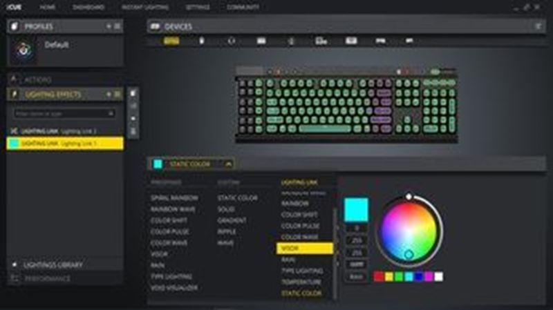 معرفی و دانلود نرم افزار کنترل RGB کورسیر - Corsair ICUE